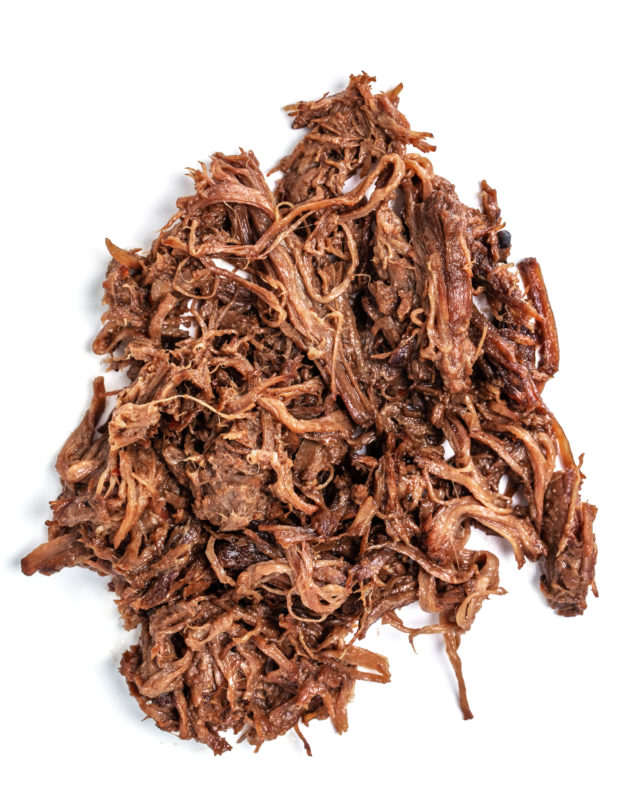 Barbacoa (nautakjöt - hægeldað og rifið)