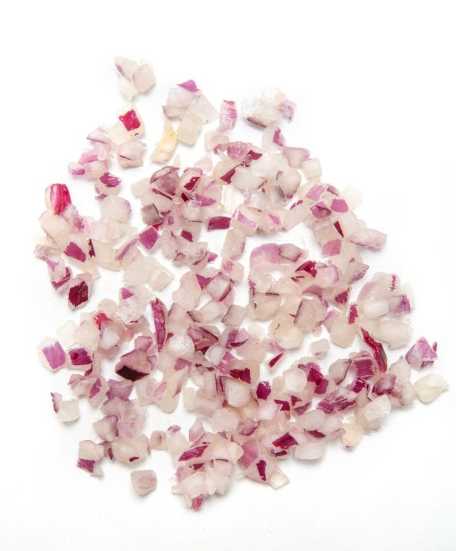 Rauðlaukur saxaður